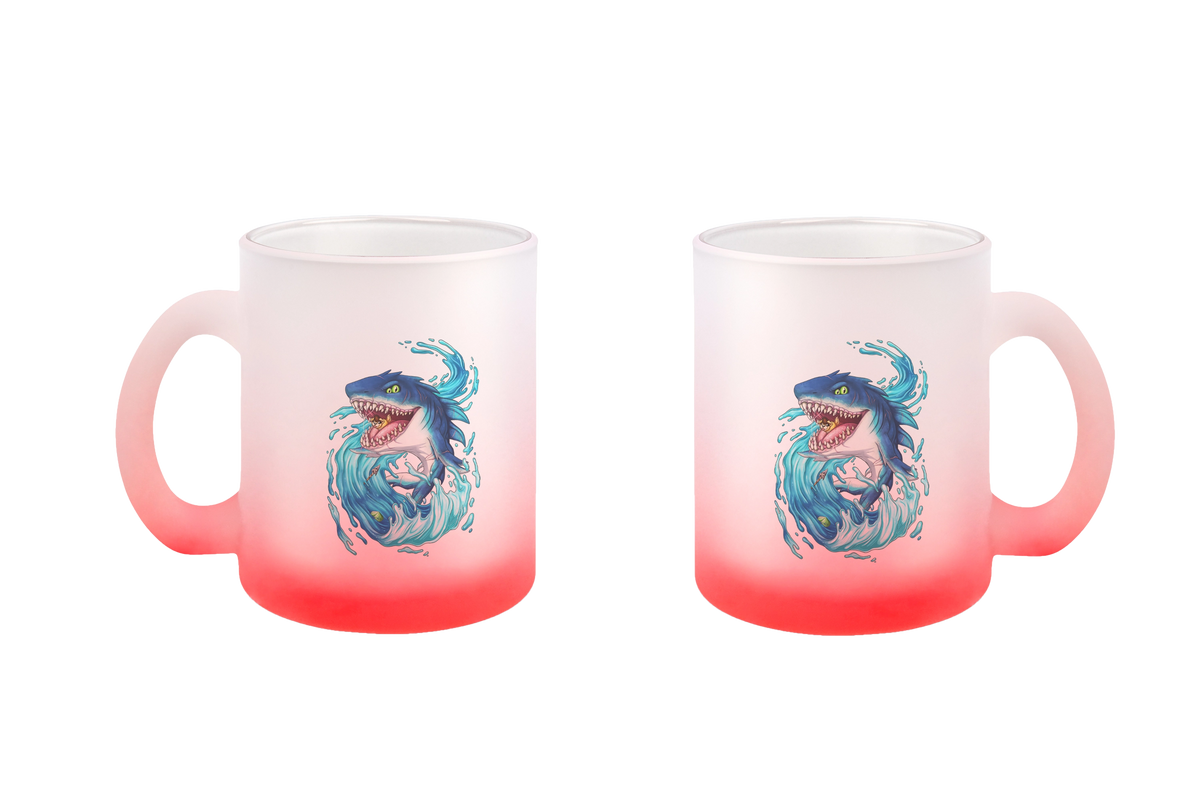 LupiArts Megalodon Hungering - Glastassen
