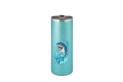LupiArts Megalodon Hungering - Edelstahl Thermoflaschen / Thermobecher