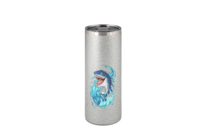 LupiArts Megalodon Hungering - Edelstahl Thermoflaschen / Thermobecher