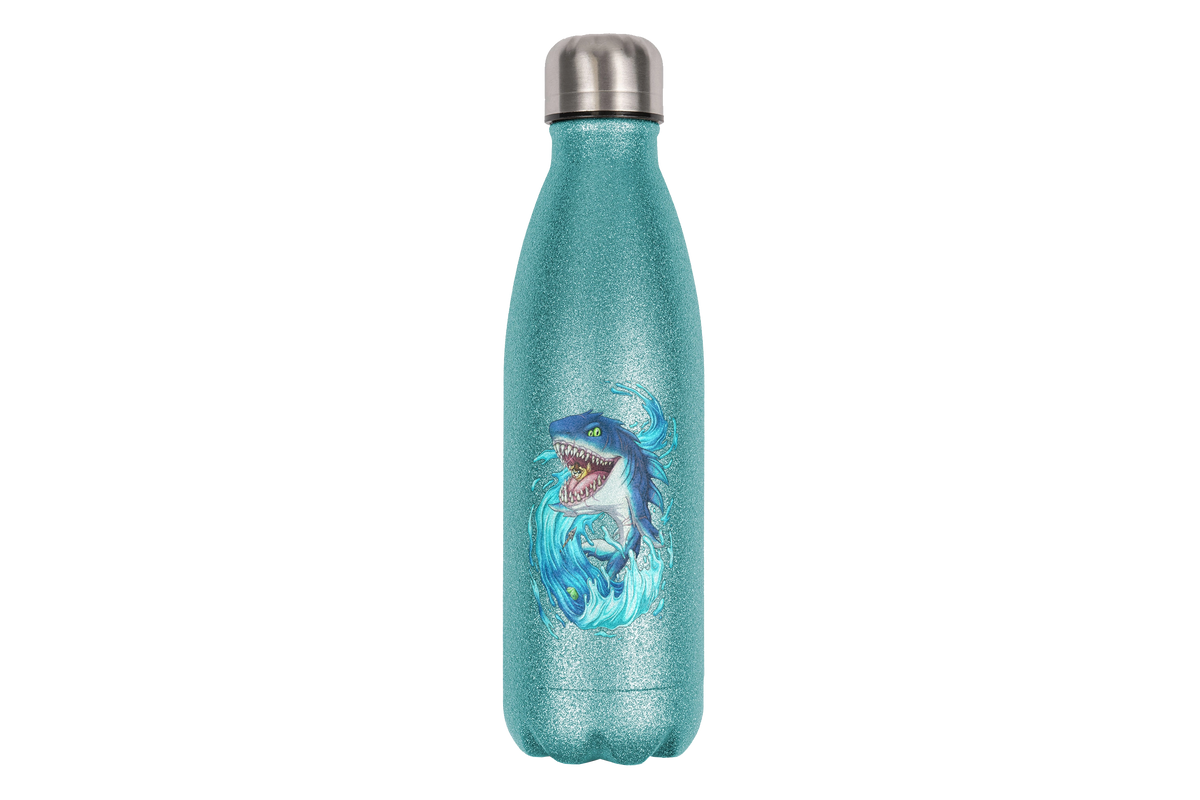 LupiArts Megalodon Hungering - Edelstahl Thermoflaschen / Thermobecher