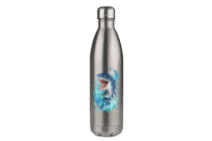 LupiArts Megalodon Hungering - Edelstahl Thermoflaschen / Thermobecher