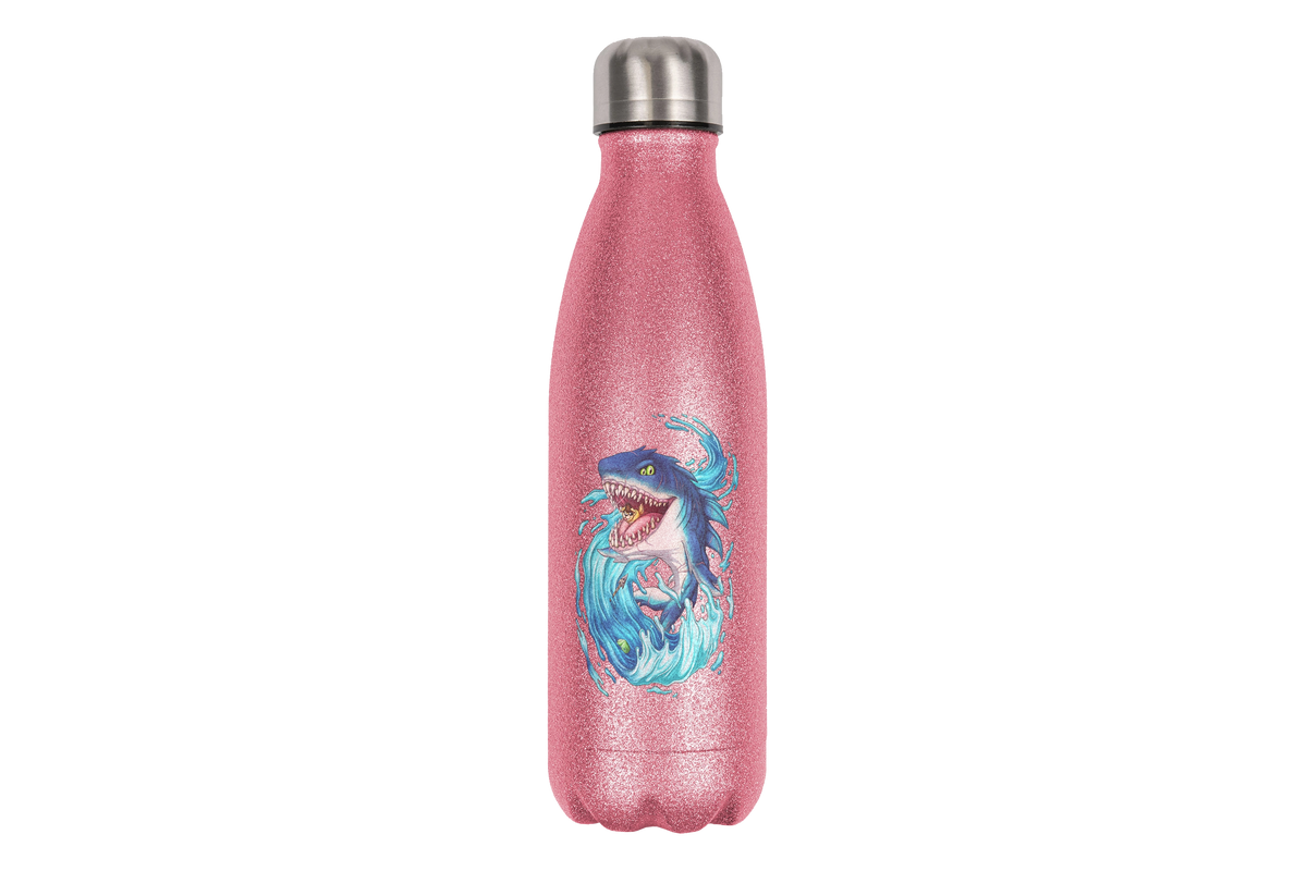 LupiArts Megalodon Hungering - Edelstahl Thermoflaschen / Thermobecher