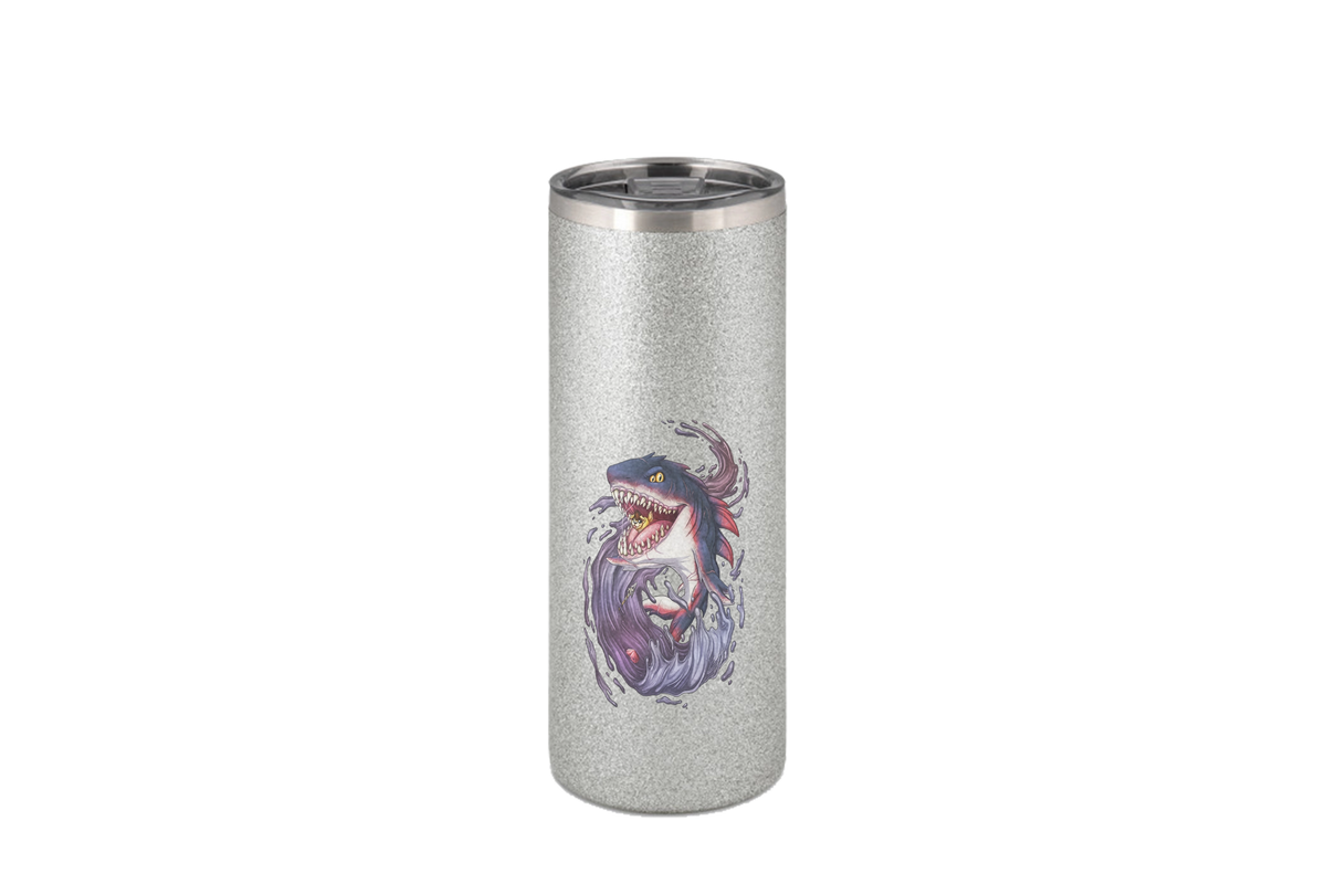 LupiArts Megalodon Shadowmaw - Edelstahl Thermoflaschen / Thermobecher