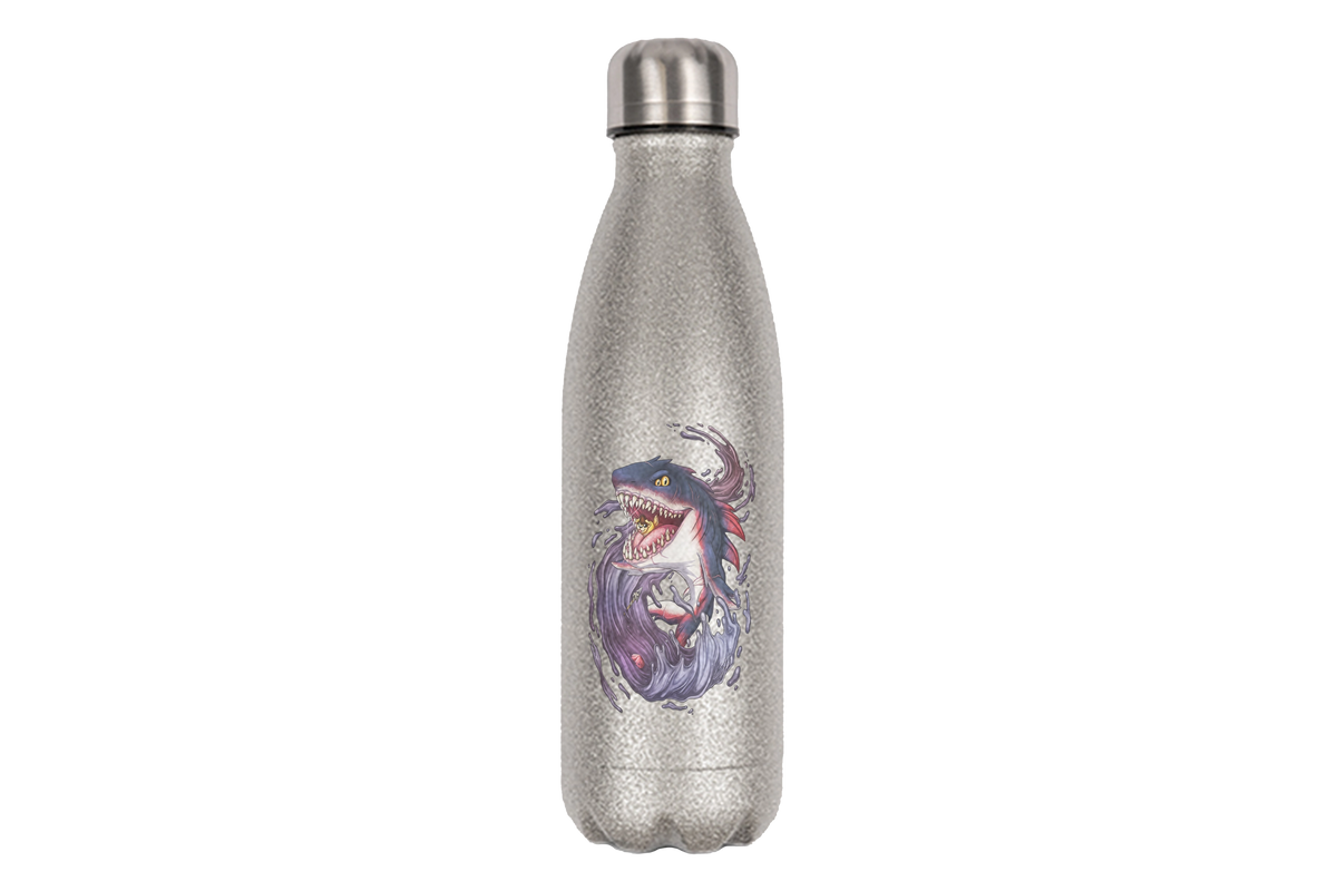 LupiArts Megalodon Shadowmaw - Edelstahl Thermoflaschen / Thermobecher