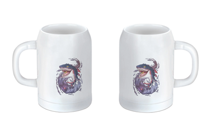LupiArts Megalodon Shadowmaw - Tassen / Magic / XXL / Bierkrüge / Edelstahl