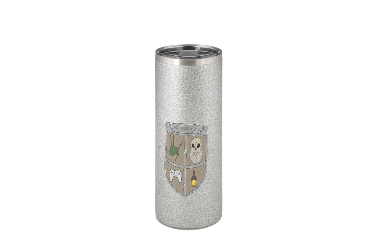 MichaelvonUllrichstein Wappen - Edelstahl Thermoflaschen / Thermobecher
