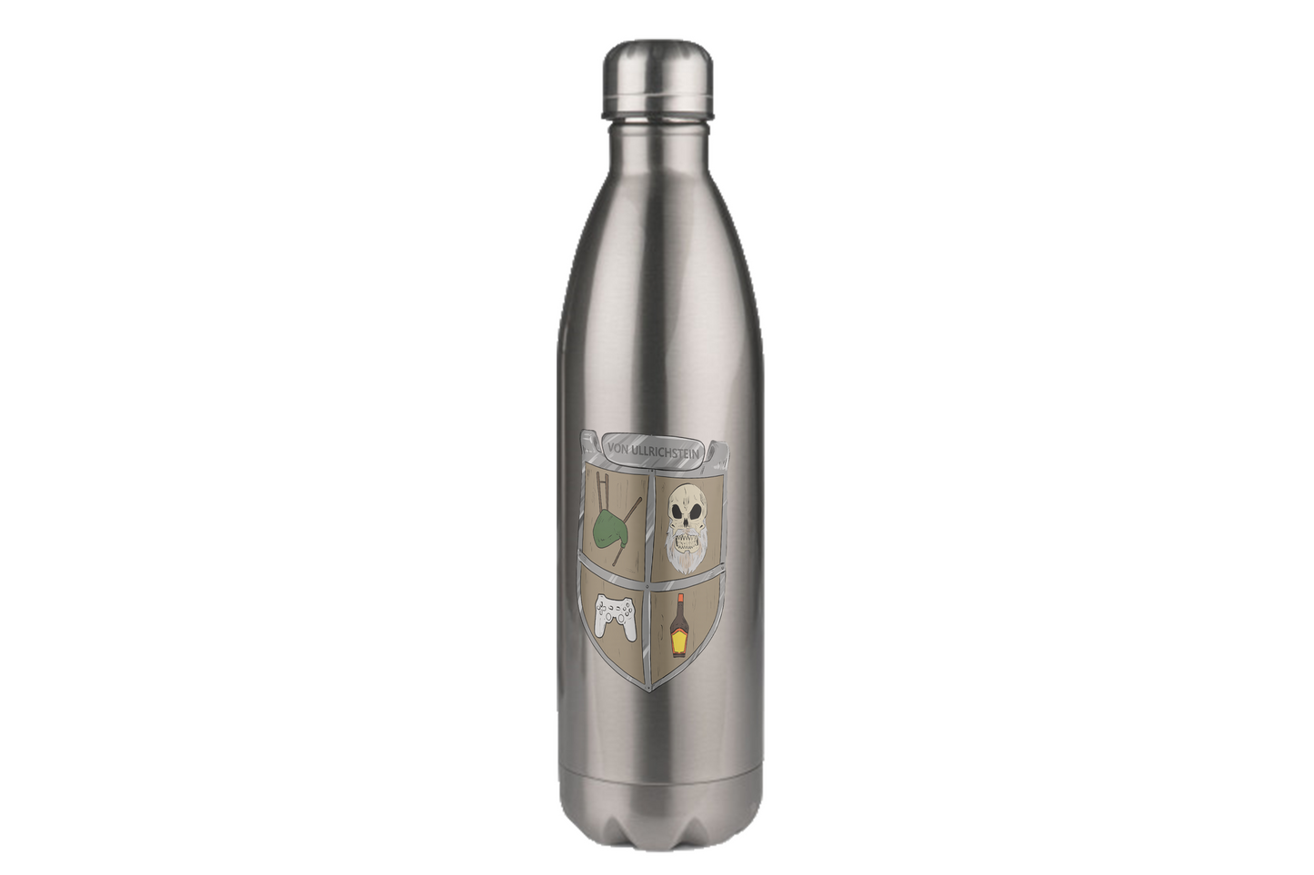 MichaelvonUllrichstein Wappen - Edelstahl Thermoflaschen / Thermobecher