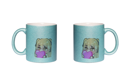 Miezchen Heart - Glitzertassen