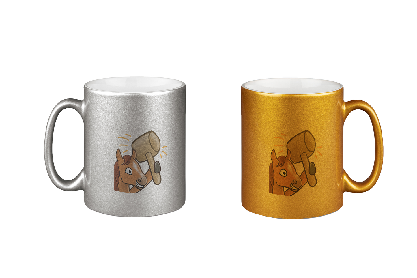 MissJuneDJ Bonk - Silber- und Goldtassen Bundle
