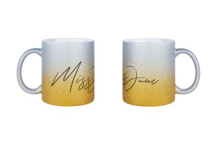 MissJuneDJ Logo - Glitzertassen