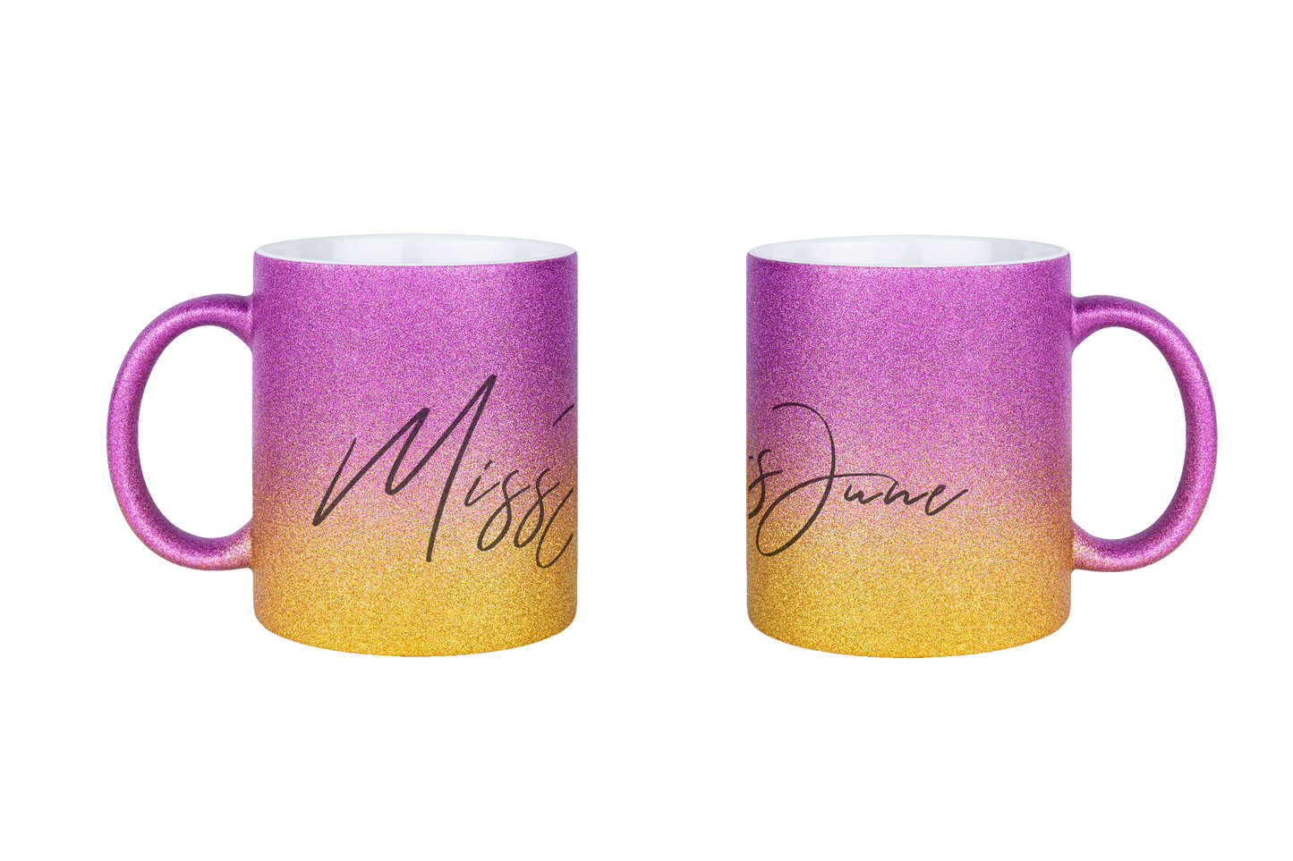 MissJuneDJ Logo - Glitzertassen
