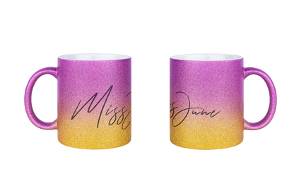 MissJuneDJ Logo - Glitzertassen