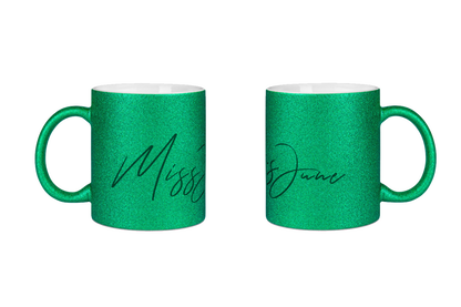 MissJuneDJ Logo - Glitzertassen