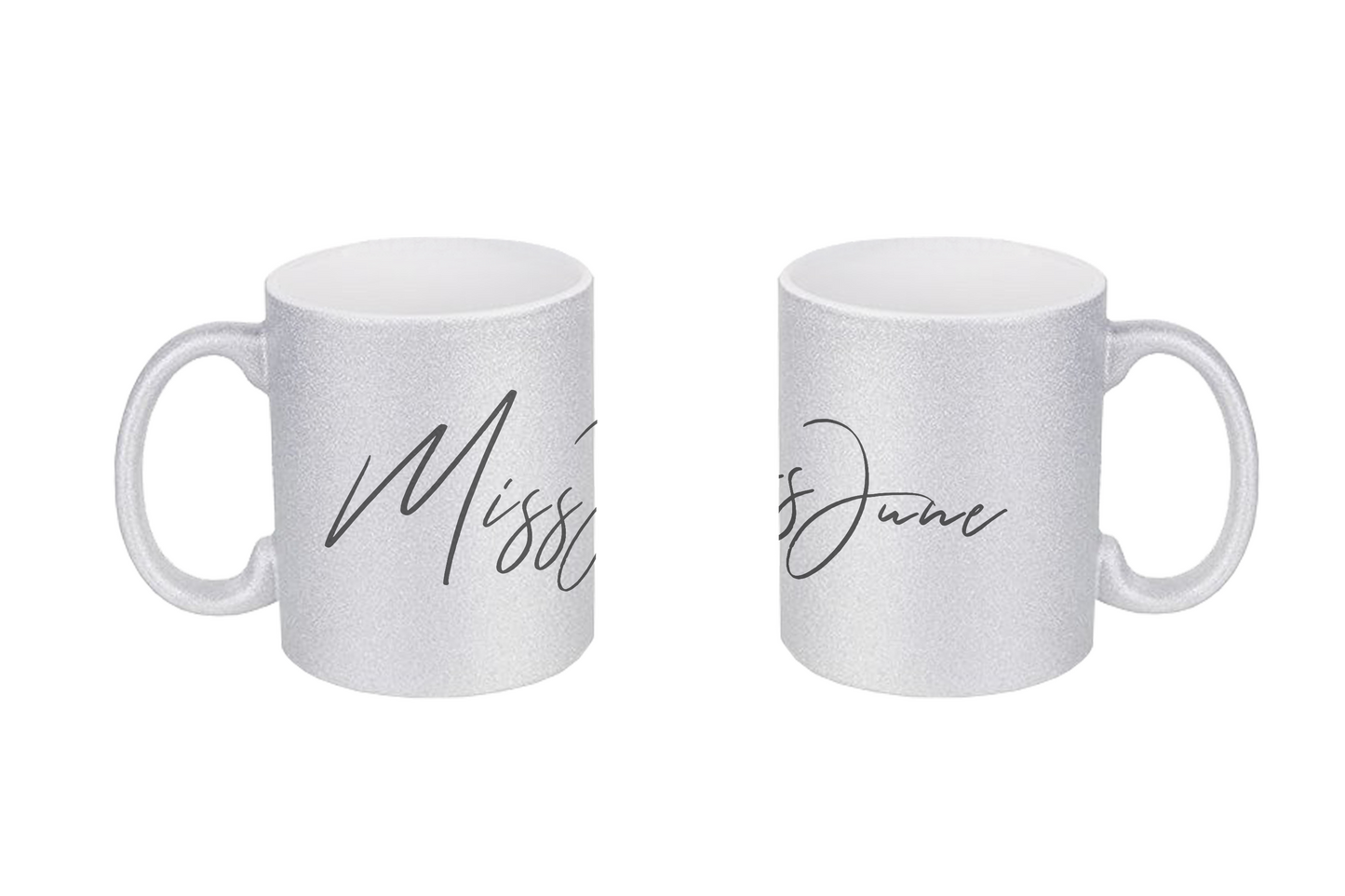 MissJuneDJ Logo - Glitzertassen