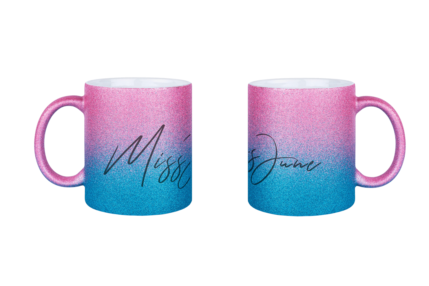 MissJuneDJ Logo - Glitzertassen