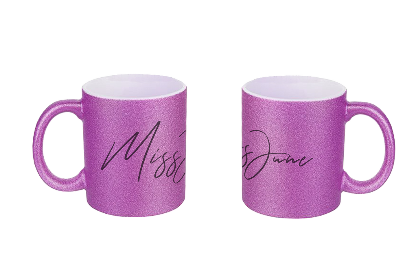 MissJuneDJ Logo - Glitzertassen