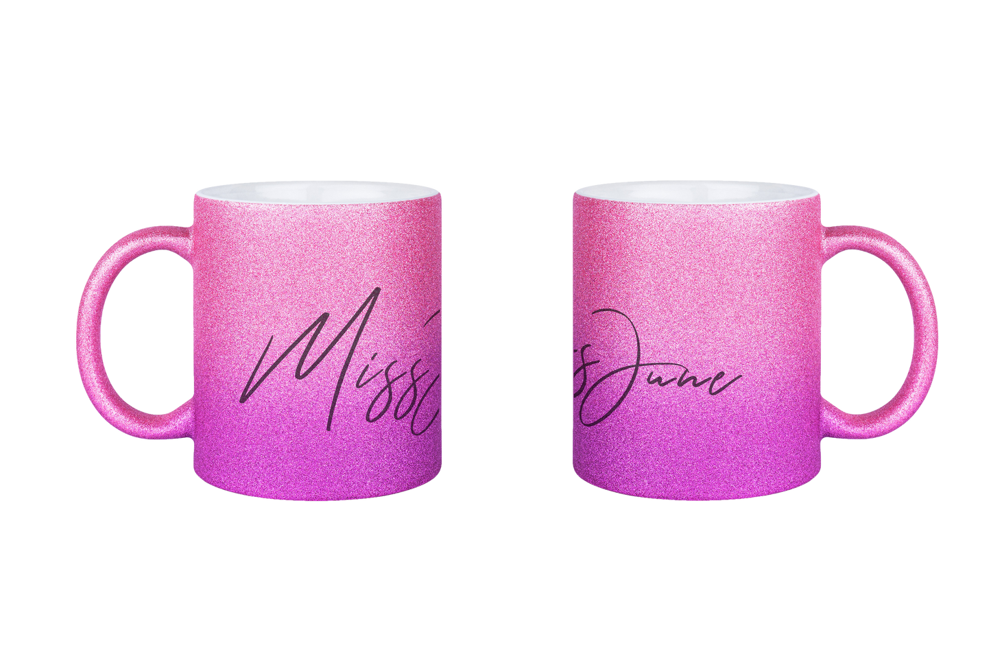 MissJuneDJ Logo - Glitzertassen