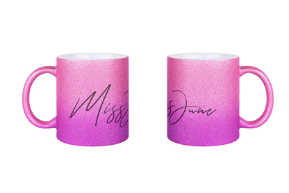 MissJuneDJ Logo - Glitzertassen