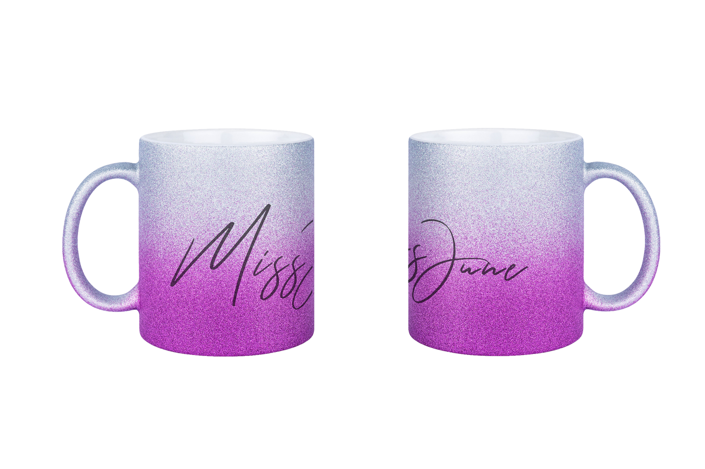 MissJuneDJ Logo - Glitzertassen