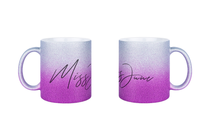 MissJuneDJ Logo - Glitzertassen