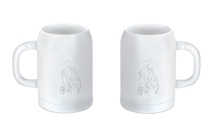 Miss_Moogle Logo outline - Tassen / Magic / XXL / Bierkrüge / Edelstahl