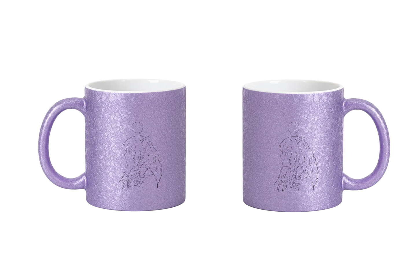 Miss_Moogle Logo outline - CrackleFinish Tassen