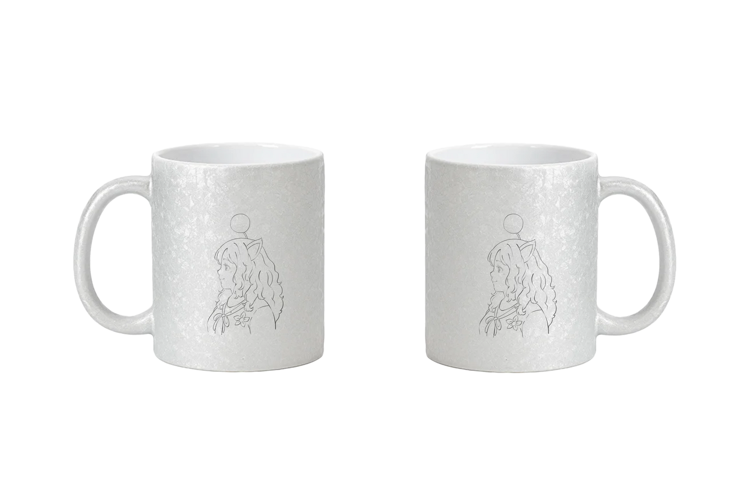 Miss_Moogle Logo outline - CrackleFinish Tassen