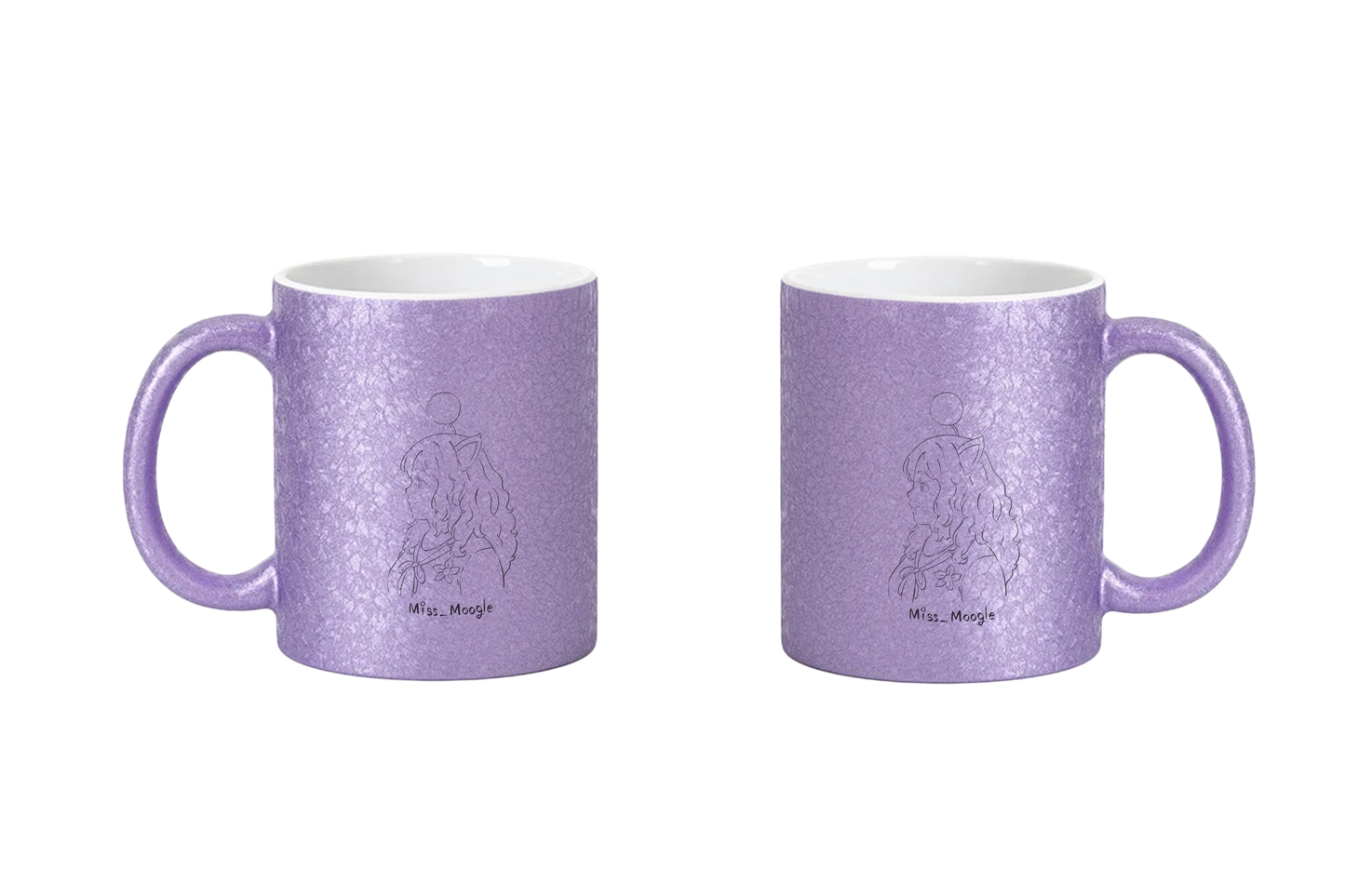 Miss_Moogle Logo Sign - CrackleFinish Tassen
