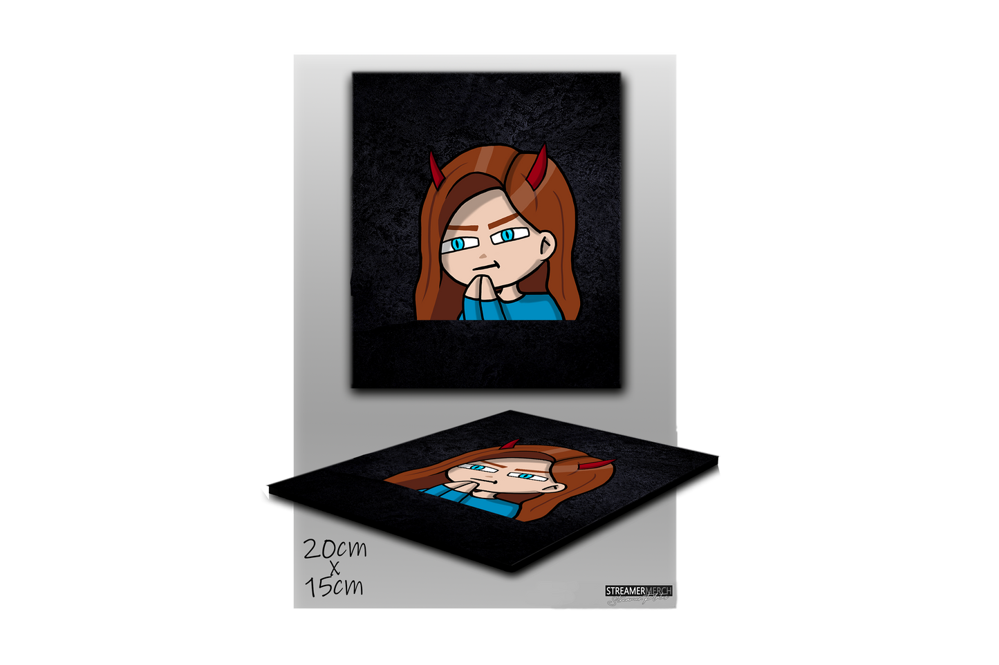 MonaLeesa Evil - StreamerPlates