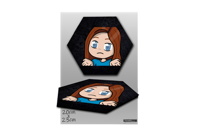 MonaLeesa Shrug - StreamerPlates