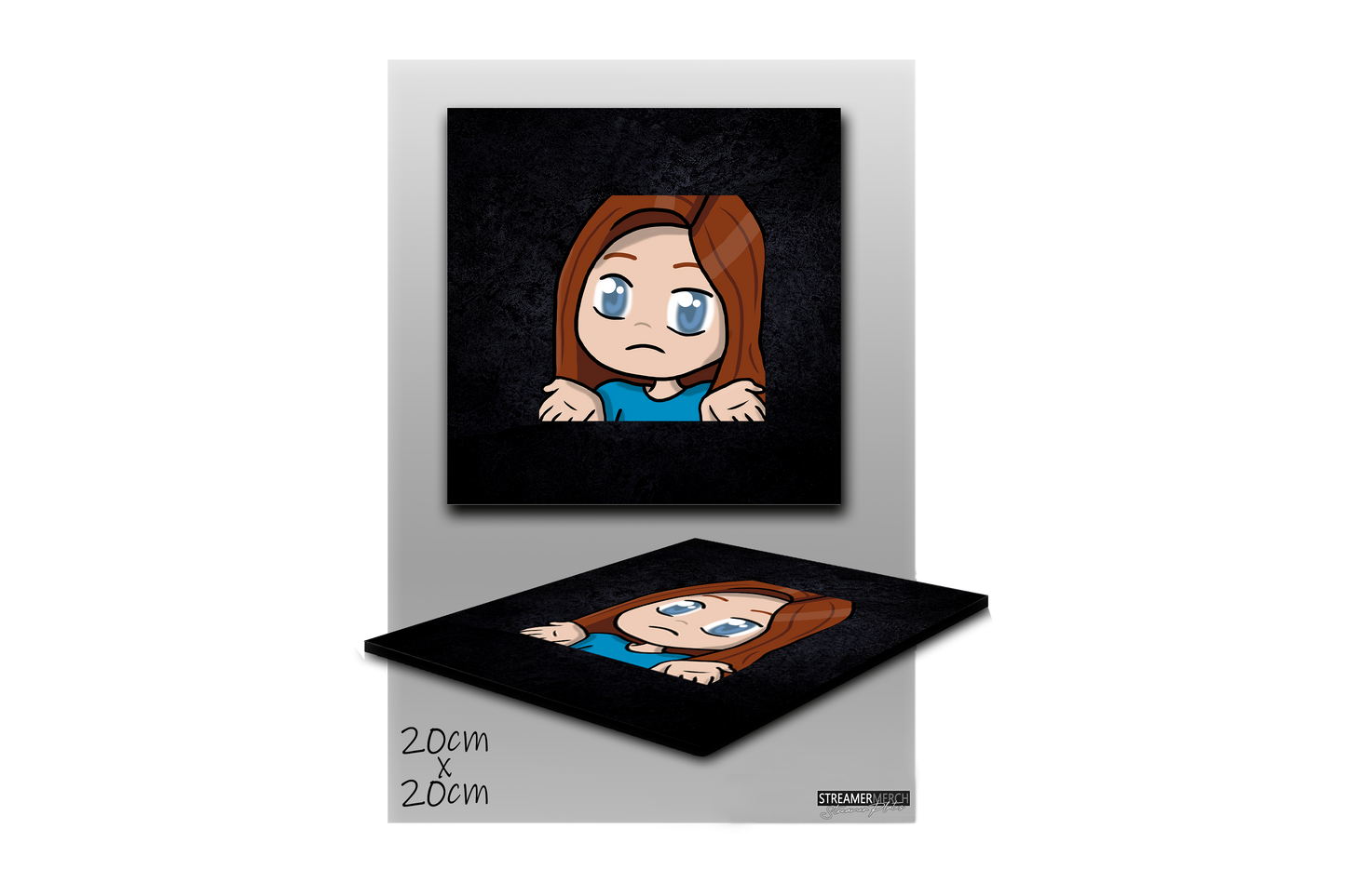 MonaLeesa Shrug - StreamerPlates