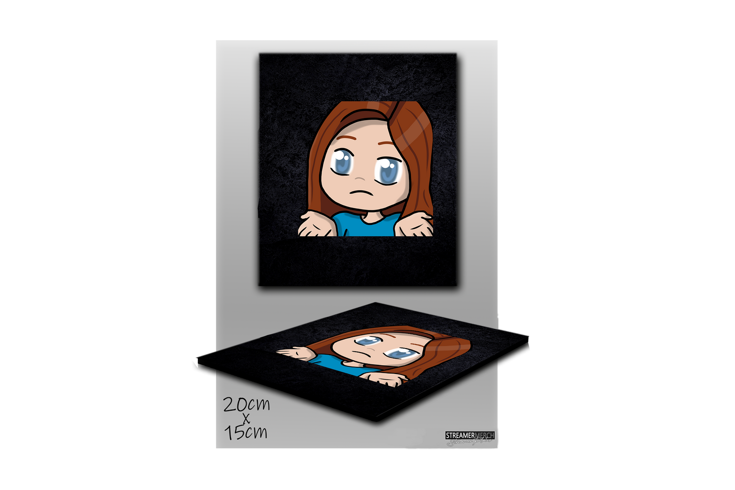 MonaLeesa Shrug - StreamerPlates