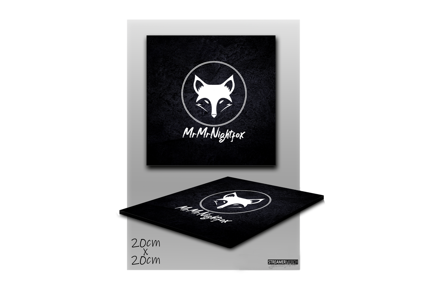 MrMrNightfox Logo - StreamerPlates