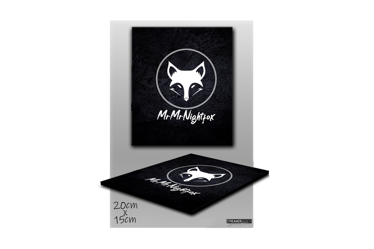 MrMrNightfox Logo - StreamerPlates