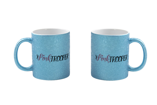 xPinkTrooper Logo - CrackleFinish Tassen