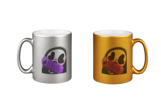 Purple_Dragon Peng - Silber- und Goldtassen Bundle