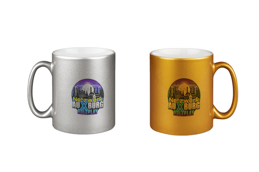 Auxburger Roleplay Logo - Silber- und Goldtassen Bundle