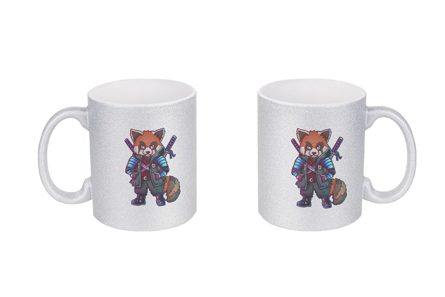 Spydermaniac Rotpanda - Glitzertassen