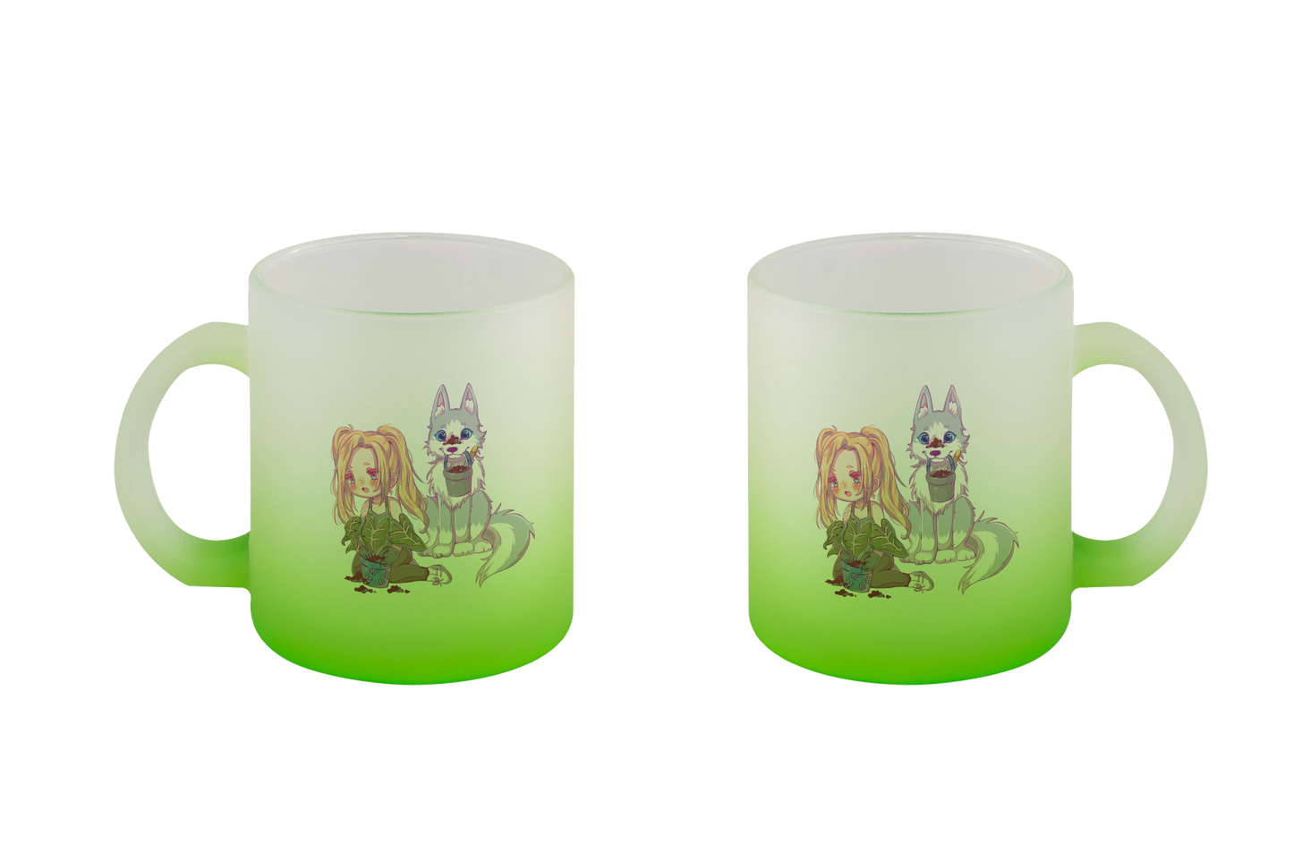 StaceyLucia Wolf Chibi - Glastassen