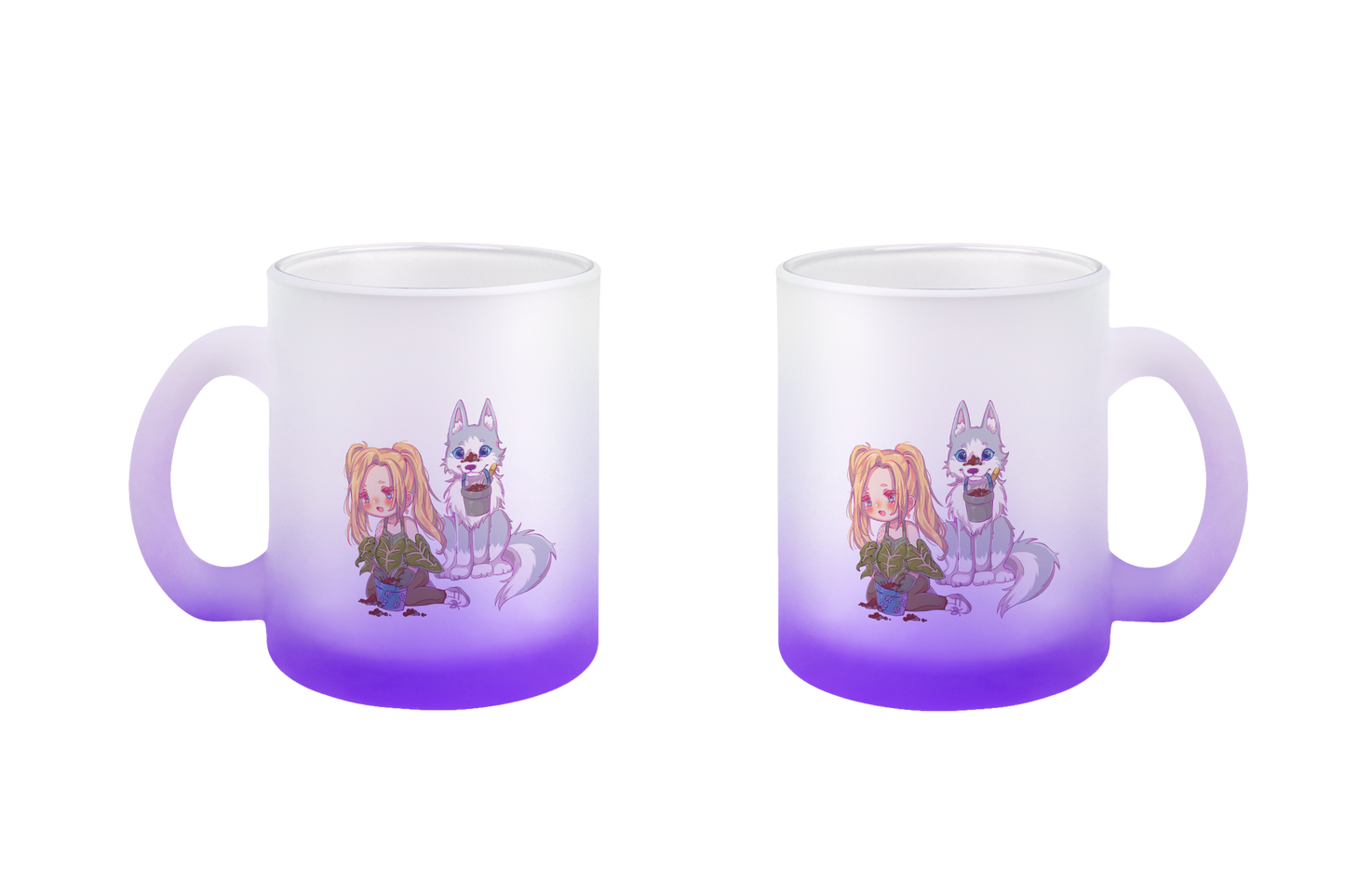 StaceyLucia Wolf Chibi - Glastassen