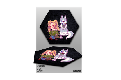 StaceyLucia Wolf Chibi - StreamerPlates