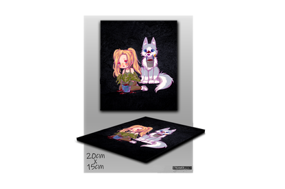StaceyLucia Wolf Chibi - StreamerPlates