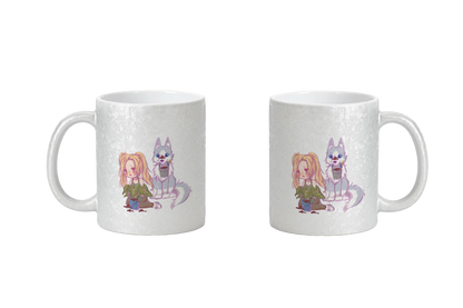 StaceyLucia Wolf Chibi - CrackleFinish Tassen