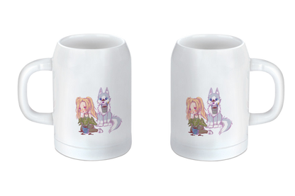 StaceyLucia Wolf Chibi - Tassen / Magic / XXL / Bierkrüge / Edelstahl