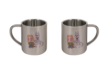 StaceyLucia Wolf Chibi - Tassen / Magic / XXL / Bierkrüge / Edelstahl