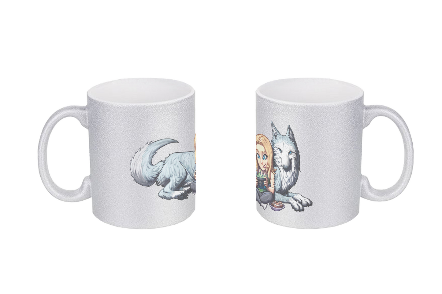 StaceyLucia Wolf - Glitzertassen