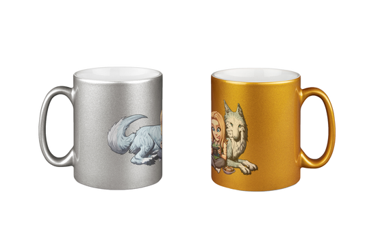 StaceyLucia Wolf - Silber- und Goldtassen Bundle