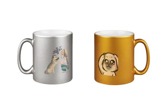 Steffsii Design2 - Silber- und Goldtassen Bundle