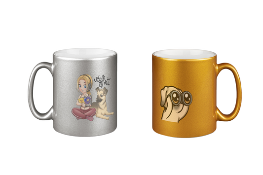 Steffsii Design3 - Silber- und Goldtassen Bundle