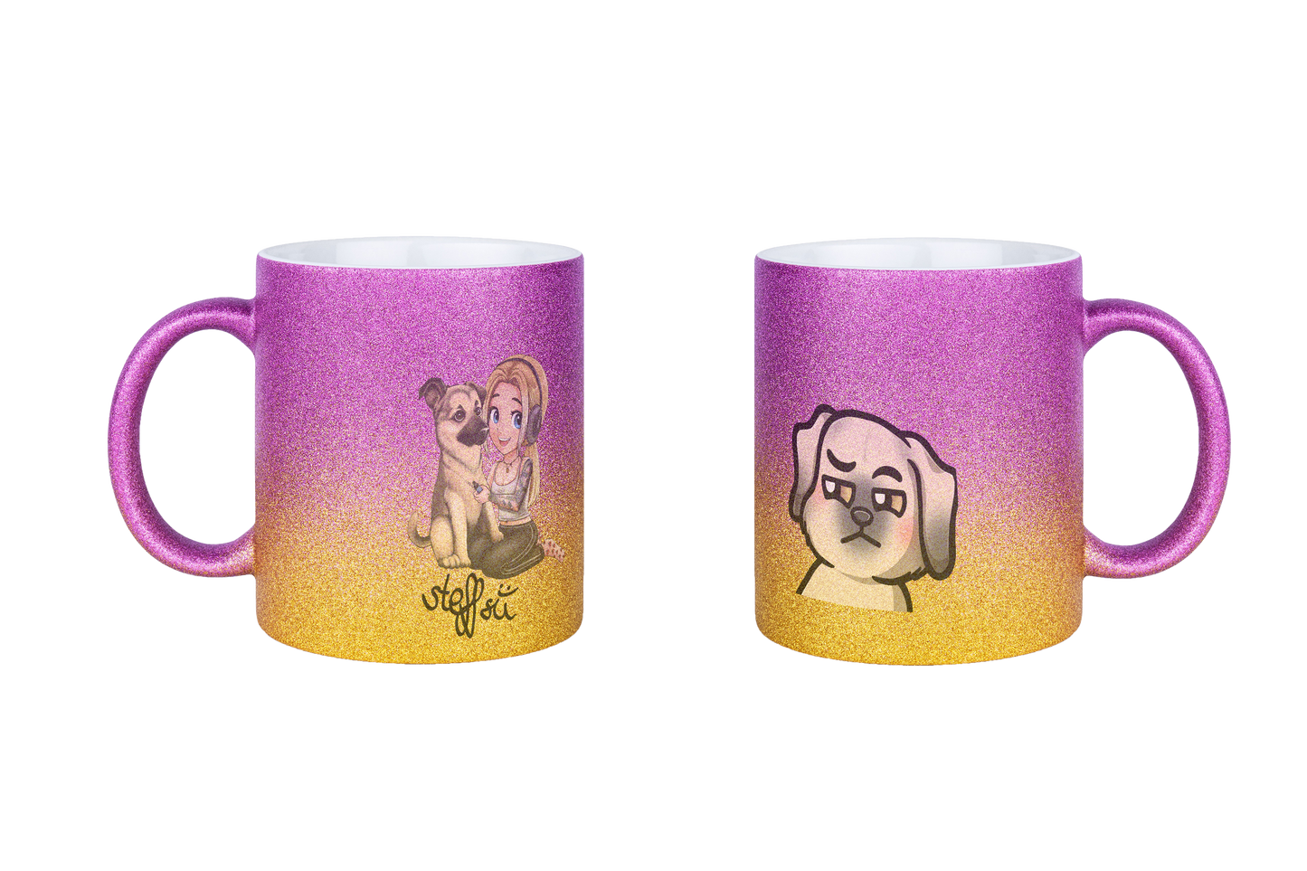Steffsii Design1 - Glitzertassen